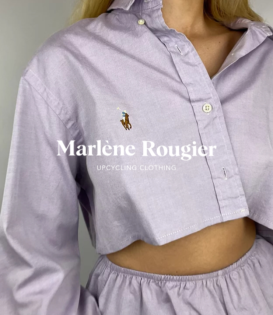 Chemise Ralph Lauren Marlène Rougier upcyclée 