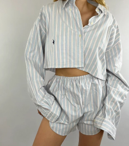 Chemise Ralph Lauren Rayée Marlène Rougier