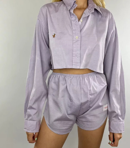 Chemise Ralph Lauren Mauve Marlène Rougier