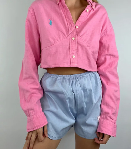 Chemise Ralph Lauren Rose Marlène Rougier