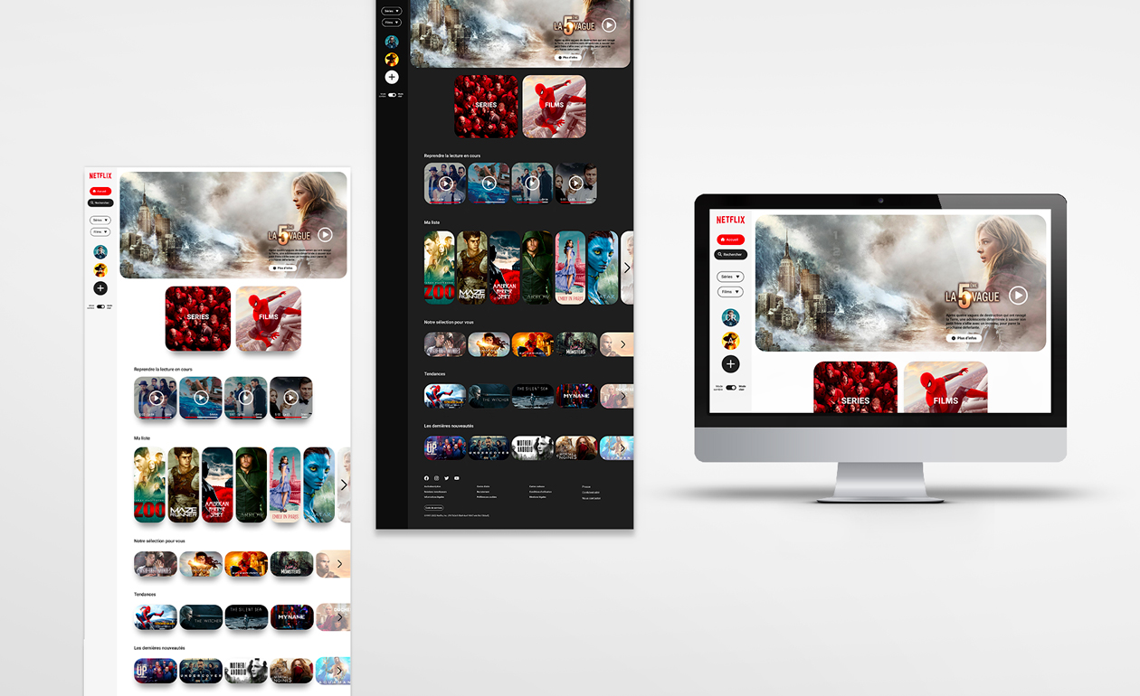 Page chargement Netflix