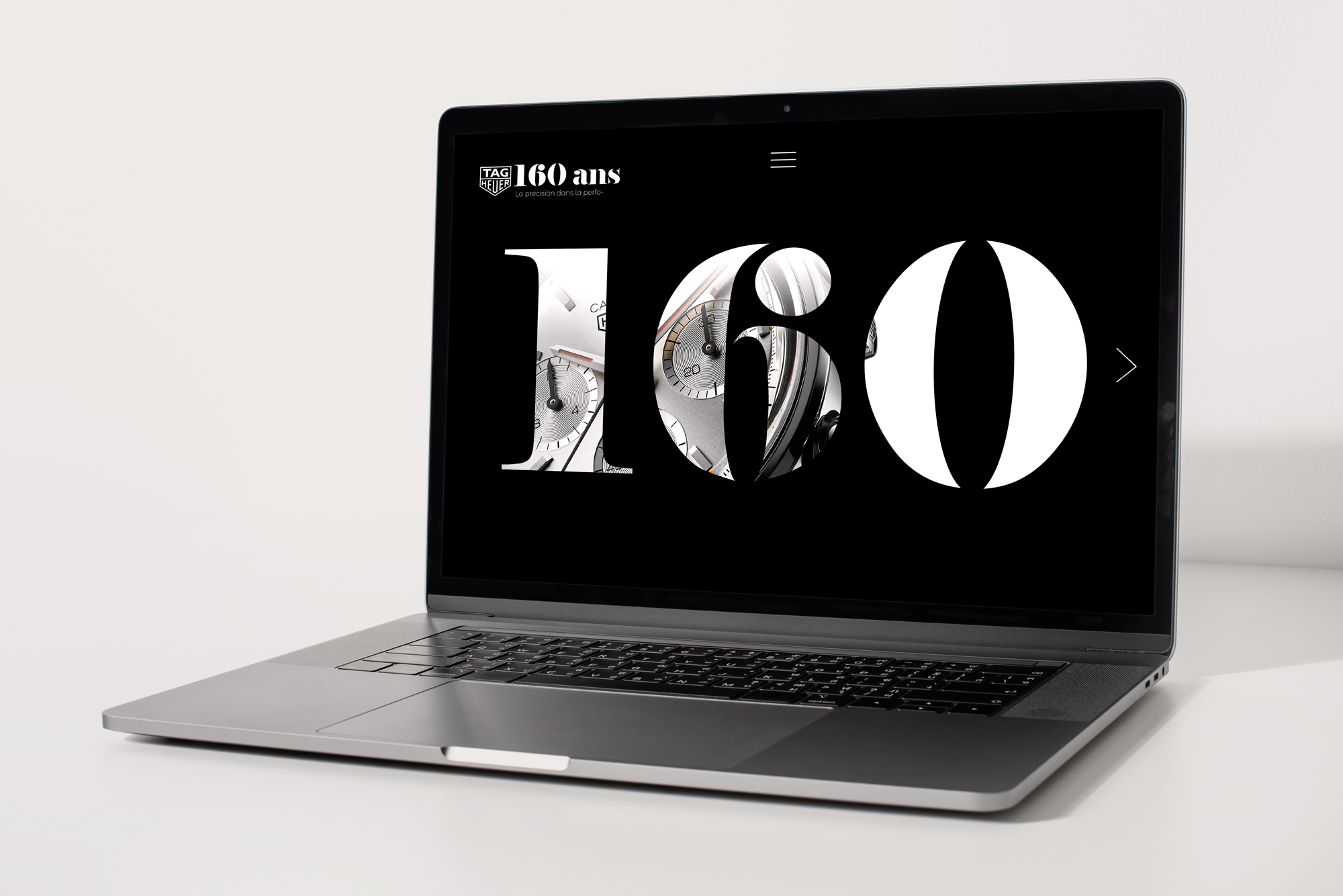 Site 160ans Tag Heuer homepage