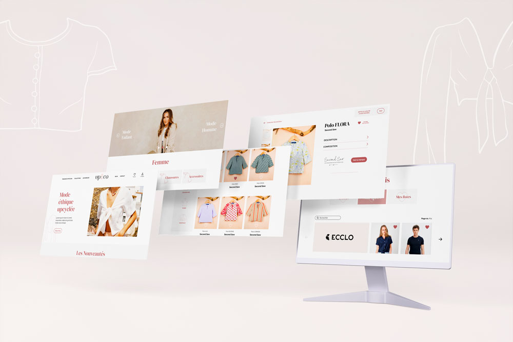 Maquettes site Up and Co