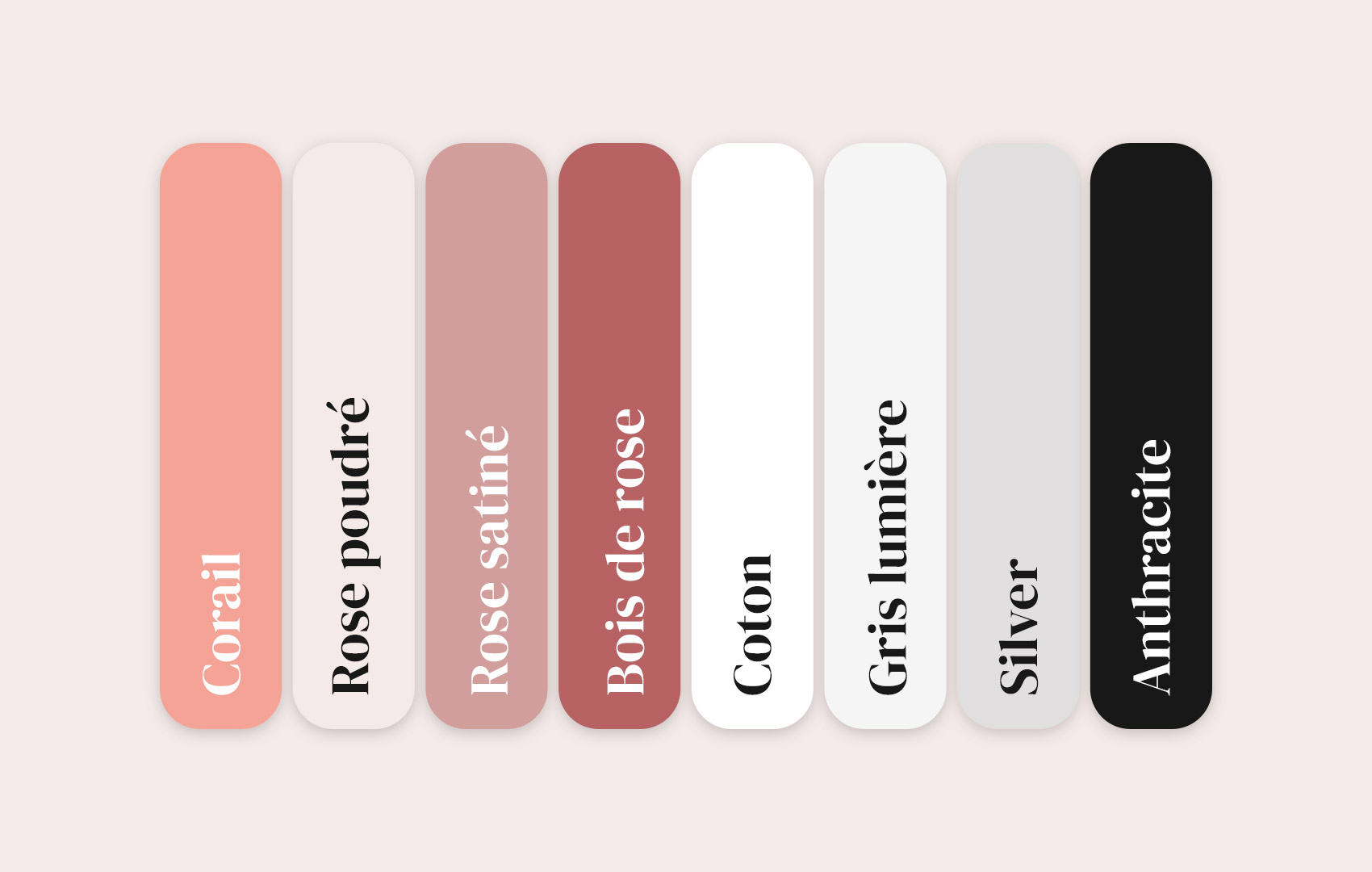 Planche colorielle Up and Co