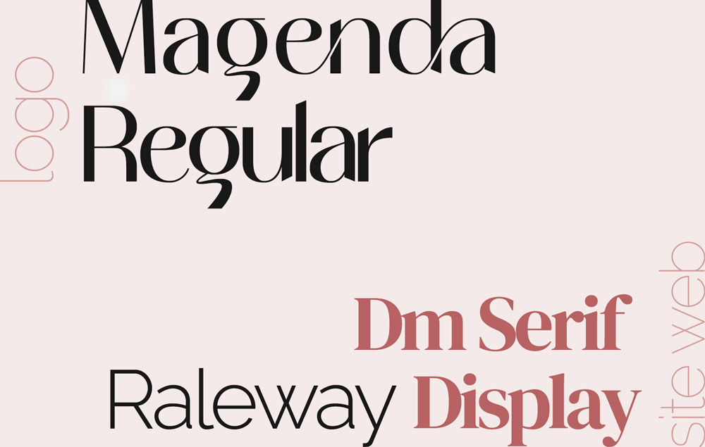 Planche typographique Up and Co